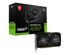 Msi Rtx4060ti 16gb Gddr6 128bit 3xdp/Hdmi (Rtx4060ti Ventus 2x Black 16g Oc)