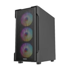 Fazeon F1 650W 80Plus Bronze 4x120mm RGB Fanlı mATX Mesh Kasa