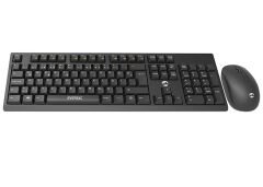 Everest Km-2510 Kablosuz Q Multimedia Klavye + Mouse Set Siyah