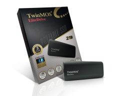 Twinmos 2 Tb Usb3.2 Type-c Tasinabilir Ssd Dark Grey (pssd2tbmedb)
