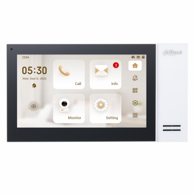 Dahua VTH2421FW(B)-P 7'' 1024x600 IP İç Kapı Monitör