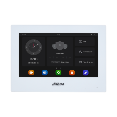 Dahua VTH5321GW(B)-W 7'' 1024x600 Android Ethernet/Wifi İç Kapı Monitör
