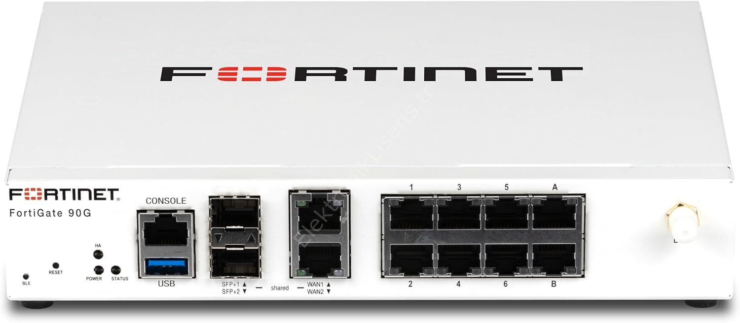 Fortigate (FRW) 90G UTM Firewall-VPN-Antivirus 12 Ay+F.Logger 5651 Log+Hotspot