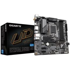 Gigabyte B760M-DS3H-AX-DDR5 1700P DDR5 Ses Glan DP/HDMI Sata3 Usb3.2 Matx