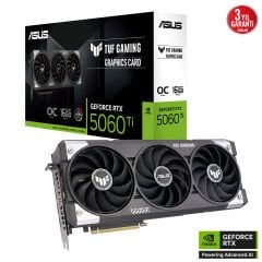 ASUS Rtx5060-Ti 16GB Gddr7 128bit 3xDP/HDMI (TUF-Rtx5060Ti-O16G-Gaming)