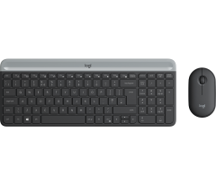 Logitech Mk470 Kablosuz Q Klavye Mouse Set Siyah/Grafit (920-009435)