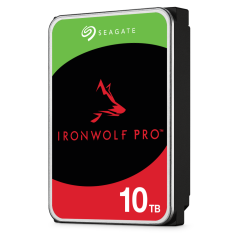 Seagate IronWolf Pro 10 TB 7200 RPM 256 MB SATA3 550 TB/Y RV NAS (ST10000NT001)