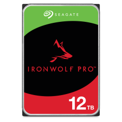 Seagate IronWolf Pro 12 TB 7200RPM 256MB SATA3 550TB/Y RV NAS (ST12000NT001)