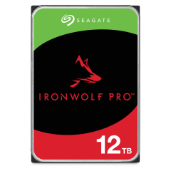 Seagate IronWolf Pro 12 TB 7200RPM 256MB SATA3 550TB/Y RV NAS (ST12000NT001)