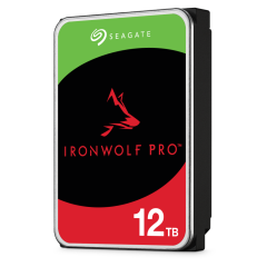 Seagate IronWolf Pro 12 TB 7200RPM 256MB SATA3 550TB/Y RV NAS (ST12000NT001)