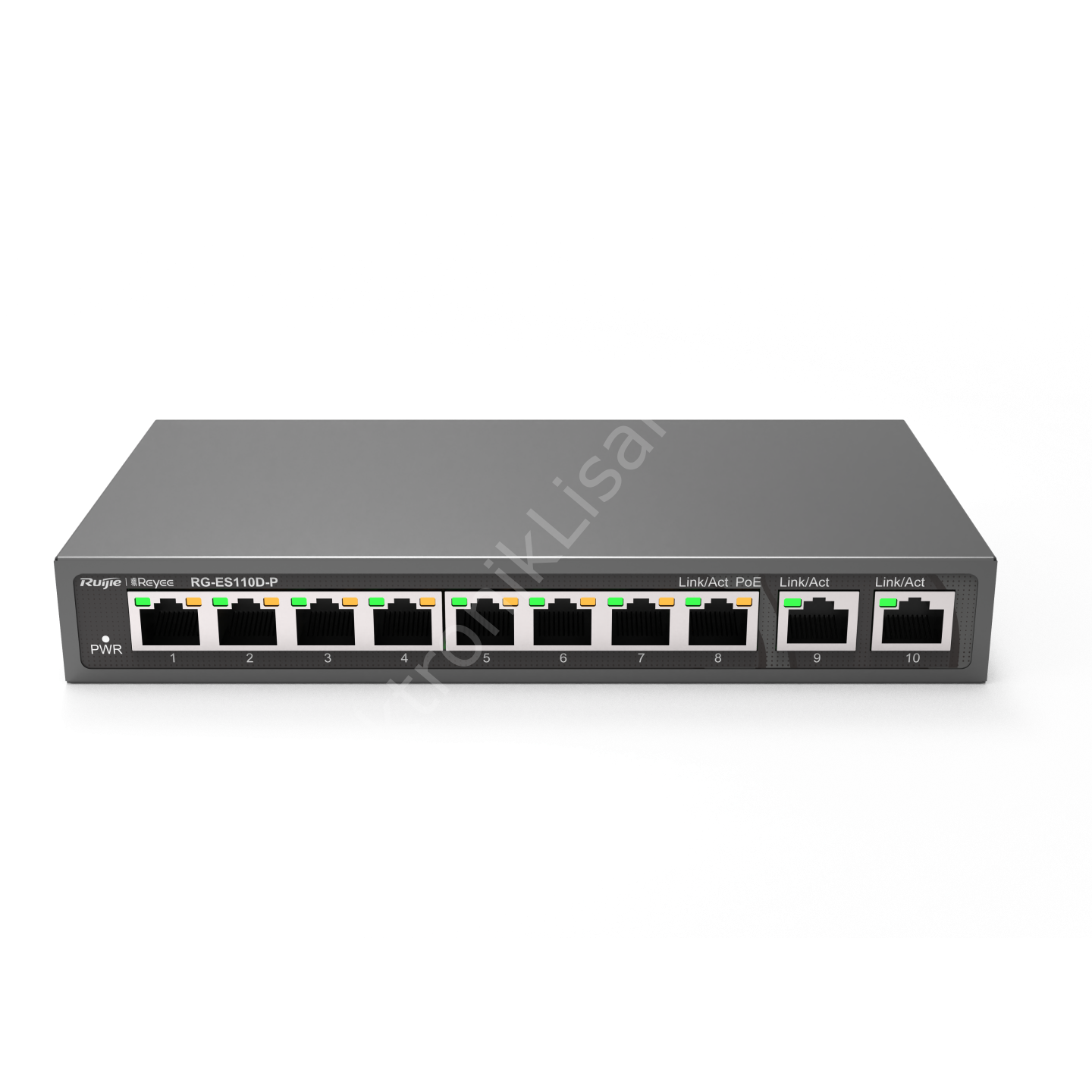 Ruijie Reyee RG-ES110D-P 8 Port 10/100 + 2xGige Uplink 110W PoE Switch