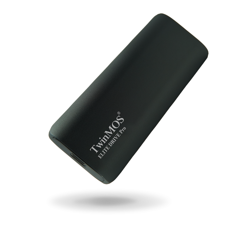 Twinmos 2 TB Type-C USB Taşınabilir SSD 1100/1050 Dark Gray