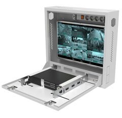 Zeytek Dscbx554520 DVR Box 550x450mm Kabinet (Demonte) Siyah
