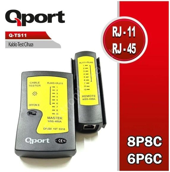 Qport (Q-TS11) Kablo Test Cihazı