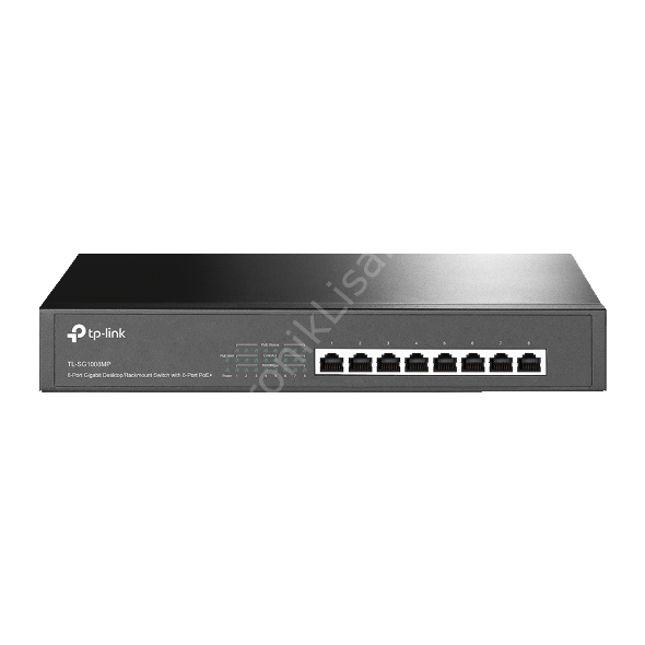Tp-link Tl-sg1008mp 8 Port 10/100/1000 126w 8xpoe Rackmount Metal Kasa Switch