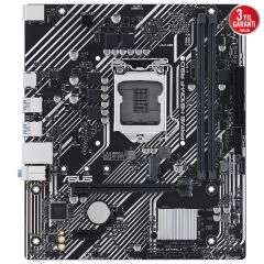 Asus Prime H510M-F R3.0-CSM 1200P DDR4 Ses Glan Hdmi Sata3 Usb3.2 Matx