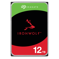 Seagate IronWolf 12 TB 7200 RPM 256 MB SATA3 180 TB/Y NAS (ST12000VN0008)