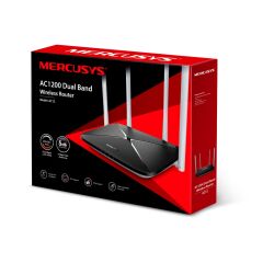 Tp-Link Mercusys Ac12 AC1200 4 Port 10/100 4x5dBi 300Mbps Kablosuz Router