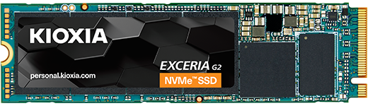 Kioxia Exceria G2 1 TB NVMe SSD 2100/1700 (LRC20Z001TG8)