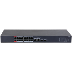 Dahua CS4218-16ET-190 18 Port 10/100 16xPoE 190W +2SFP Yönetilebilir Switch