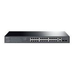 Tp-link Tl-sg1428pe 26 Port 10/100/1000 24xpoe 250w +2sfp Yonetilebilir Switch