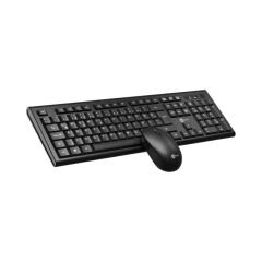 Leçoo Kw200 USB Kablosuz Klavye Mouse Set Siyah