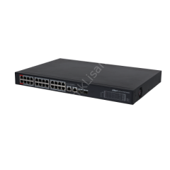 Dahua Pfs3228-24gt-360-v2 24 Port 10/100/1000 360w Poe+2sfp Yonetilemez Switch
