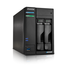Asustor As6702t 2 Slot Tower Nas Celeron 2ghz Quad 4gb Ddr4 2x2.5gbe