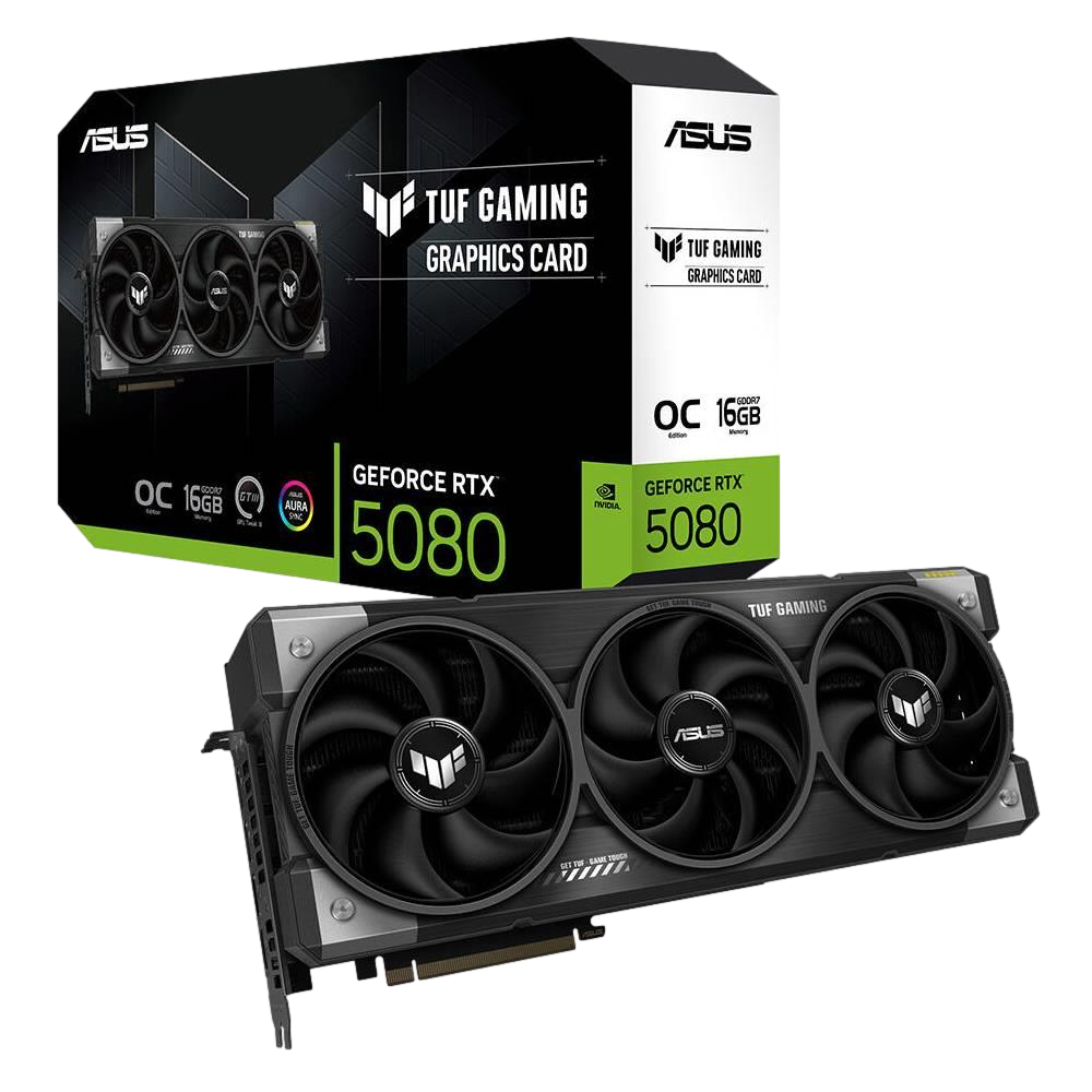 Asus RTX 5080 16GB GDDR7 256bit 2xHDMI/3xDP/RGB Beyaz (RTX 5080-O16G-Gaming)