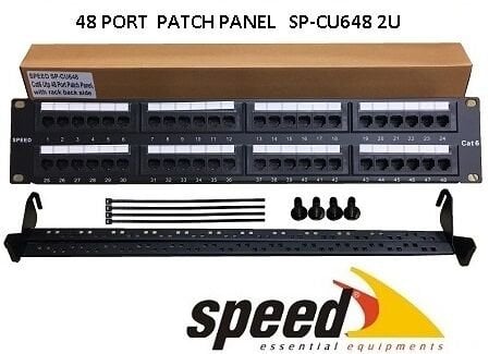Hız SP-CU648 48 Port CAT6 UTP Dolu Patch Panel